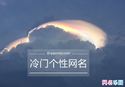 冷门个性网名 不常见的个性网名