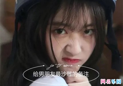 给男朋友最沙雕的备注 给男朋友的奇葩备注搞笑
