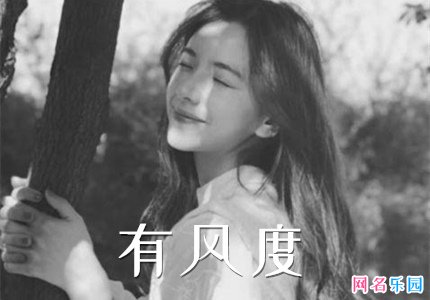 有风度的好听网名
