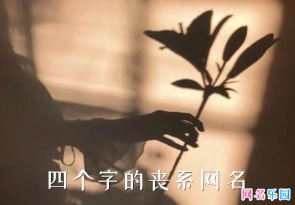 四个字的丧系网名