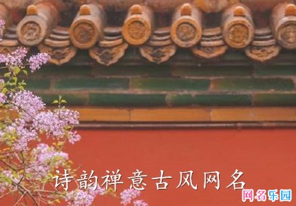 诗韵禅意古风网名
