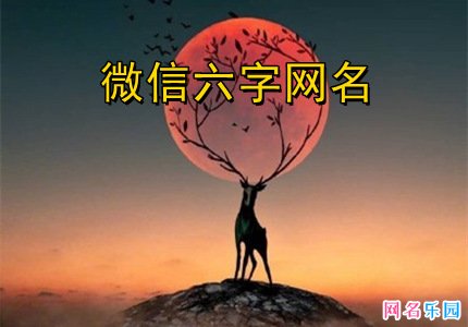 微信六字网名大全