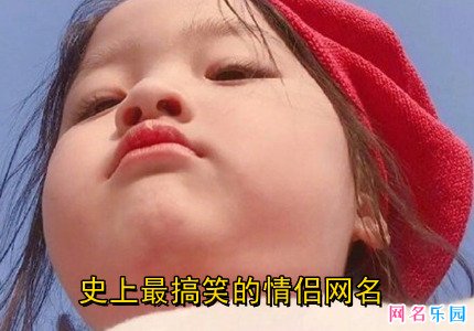 史上最搞笑的情侣网名