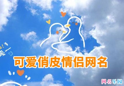 2022可爱俏皮情侣网名